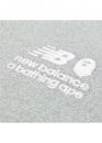 Сіра футболка Bape Aape by A BATHING APE x New Balance Ape Head Relaxed Fit Color Grey T-Shirt Mens 
