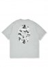 Сіра футболка Bape x New Balance Ape Head Relaxed Fit Grey Tee Mens - FA1146