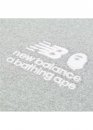 Серая футболка Bape Aape by A BATHING APE x New Balance Ape Head Relaxed Fit Color Grey T-Shirt Mens