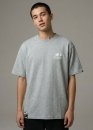 Серая футболка Bape Aape by A BATHING APE x New Balance Ape Head Relaxed Fit Color Grey T-Shirt Mens
