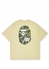 Bape x New Balance Ape Head Relaxed Fit Olive Tee Mens - FA1147