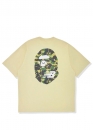 Пісочна футболка Bape Aape by A BATHING APE x New Balance Ape Head Relaxed Fit Color Olive T-Shirt Mens Пісочна футболка Bape Aape by A BATHING APE x New Balance Ape Head Relaxed Fit Color Olive T-Shirt Mens