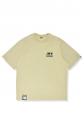 Пісочна футболка Bape Aape by A BATHING APE x New Balance Ape Head Relaxed Fit Color Olive T-Shirt Mens