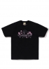  Bape Sakura Black Tee Womens - FA1151