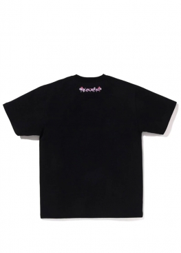  Чорна футболка Bape Sakura Black Tee Womens - FA1151