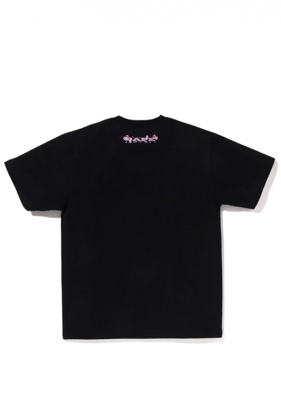 Чорна футболка Bape A Bathing Ape Sakura Color Black T-shirt Womens