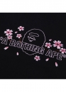 Чорна футболка Bape A Bathing Ape Sakura Color Black T-shirt Womens