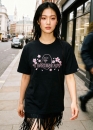 Чорна футболка Bape A Bathing Ape Sakura Color Black T-shirt Womens