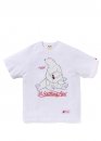 Белая футболка Bape A Bathing Ape Coca-Cola Color White T-Shirt Unisex