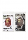 Чорна футболка Bape A Bathing Ape x Joshua Vides Ape Head Color Black T-Shirt Unisex