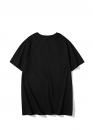 Чёрная футболка Bape A Bathing Ape Distortion College Color Black T-Shirt Mens