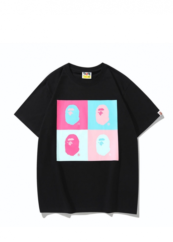 Чорна футболка Bape A Bathing Ape US Limited Collection Color Black T-Shirt Unisex