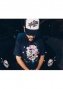 Чорна футболка Bape A Bathing Ape Head Multicolor Splatter Color Black T-Shirt Unisex