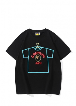 Чорна футболка Bape x DSM Fluro Rebellion Neon Black Tee Unisex - FA1159