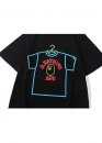 Чорна футболка Bape A Bathing Ape x DSM Fluro Rebellion Neon Color Black T-Shirt Unisex