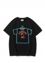 Чорна футболка Bape A Bathing Ape x DSM Fluro Rebellion Neon Color Black T-Shirt Unisex