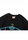 Чорна футболка Bape A Bathing Ape x DSM Fluro Rebellion Neon Color Black T-Shirt Unisex
