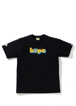 Чорна футболка Bape x Medicom Toy Camo Bear Black Tee Unisex - FA1161