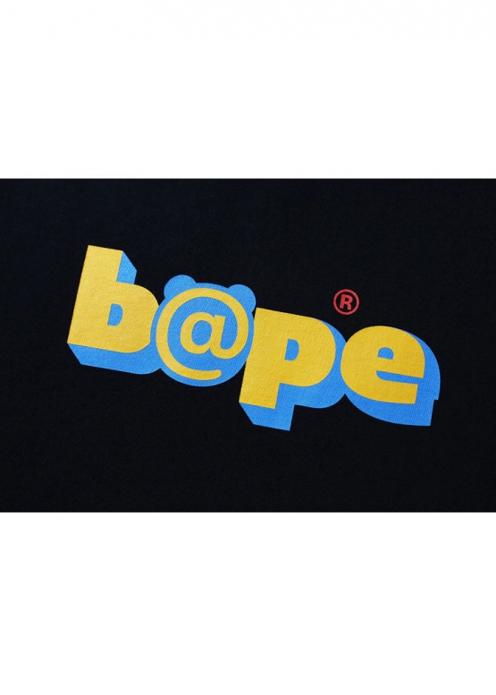 Чорна футболка Bape A Bathing Ape x Medicom Toy Camo Bear Color Black T-Shirt Unisex