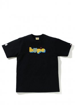 Чорна футболка Bape x Medicom Toy Camo Bear Black Tee Unisex - FA1161