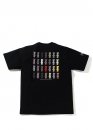 Чорна футболка Bape A Bathing Ape x Medicom Toy Camo Bear Color Black T-Shirt Unisex