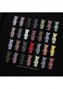 Чорна футболка Bape A Bathing Ape x Medicom Toy Camo Bear Color Black T-Shirt Unisex