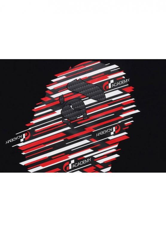 Чорна футболка Bape A Bathing Ape x Gran Turismo Ape Head Color Black T-Shirt Mens