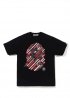 Чорна футболка Bape x Gran Turismo Ape Head Black Tee Mens - FA1163