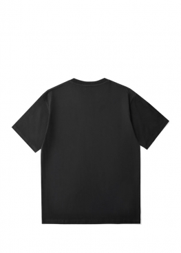 Чорна футболка Bape Ape Head One Point Pocket Black Tee Unisex - FA1164