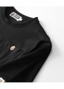 Чёрная футболка Bape A Bathing Ape Head One Point Pocket Color Black T-Shirt Unisex