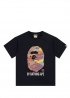 Чорна футболка Bape Grid Camo Black T-Shirt Unisex - FA1172