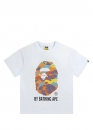 Біла футболка Bape A Bathing Ape Grid Camo Color White T-Shirt Unisex