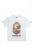 Біла футболка Bape Grid Camo White T-Shirt Unisex - FA1173