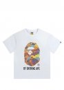Біла футболка Bape A Bathing Ape Grid Camo Color White T-Shirt Unisex