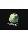 Чорна футболка Bape Apple Graphic By Bathing Ape Relaxed Fit Tee