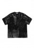 Чорна футболка Bape Metallic Coated Overall Print Relaxed Fit Tee - FA1177