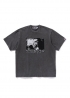 Сіра футболка Bape Mad Ape Graphic Acid Wash Relaxed Fit Tee - FA1178