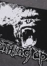 Сіра футболка Bape Mad Ape Graphic Acid Wash Relaxed Fit Tee