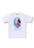 Біла футболка Bape Carp Photo By Bathing Ape Tee - FA1179