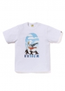 Біла футболка Bape Carp Streamer By Bathing Ape Tee