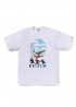 Біла футболка Bape Carp Streamer By Bathing Ape Tee - FA1180
