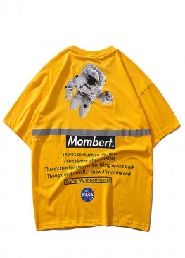 Жовта футболка Mombert NASA Reflective Yellow T-Shirt Unisex - FB1112