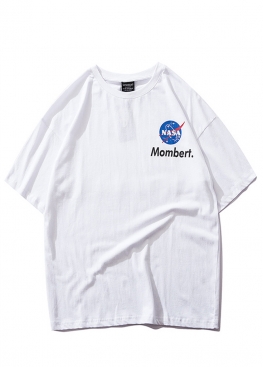 Біла футболка Mombert NASA Reflective White T-Shirt Unisex - FB1113