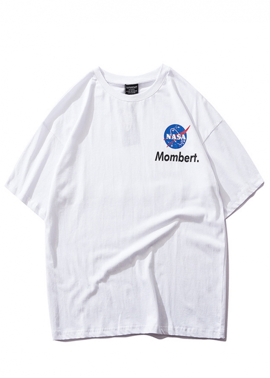 Біла футболка Mombert NASA Reflective Color White T-shirt Unisex