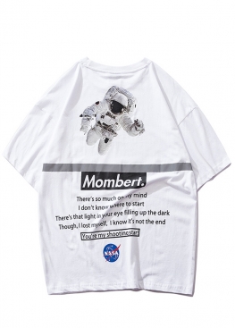 Біла футболка Mombert NASA Reflective White T-Shirt Unisex - FB1113