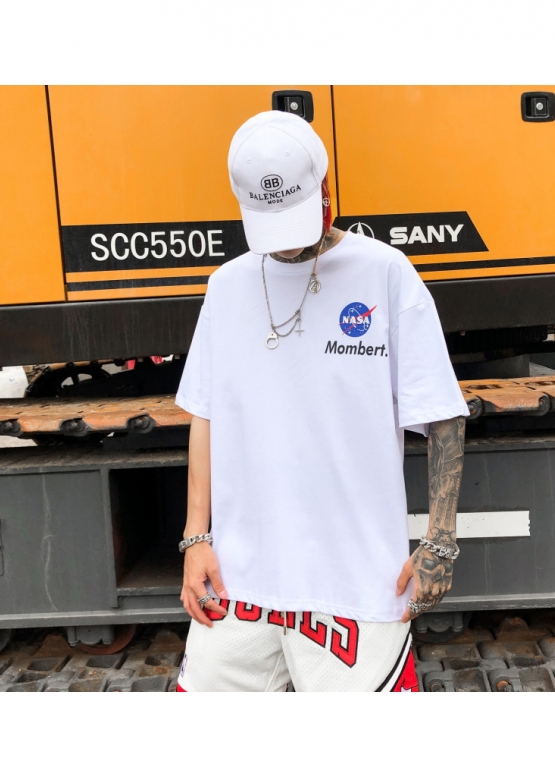 Біла футболка Mombert NASA Reflective Color White T-shirt Unisex