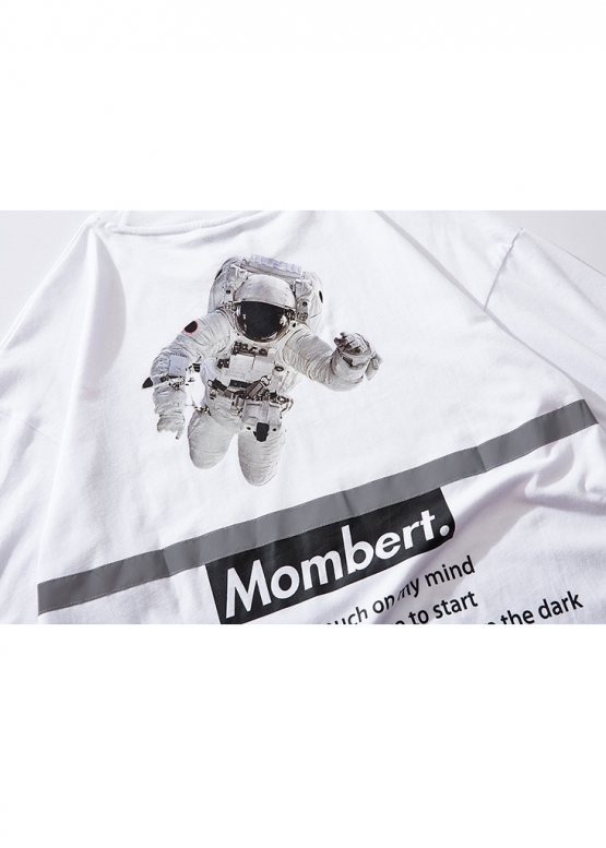 Біла футболка Mombert NASA Reflective Color White T-shirt Unisex