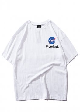 Біла футболка Mombert NASA Reflective White T-Shirt Unisex - FB1113