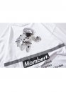 Mombert NASA Reflective Color White T-shirt Unisex