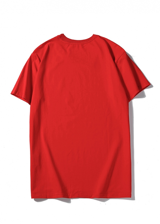 Balenciaga Color Red T-shirt Unisex